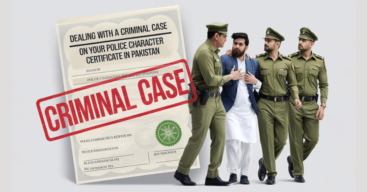 Dealing With a Criminal Case on Your Police Character Certificate in Pakistan