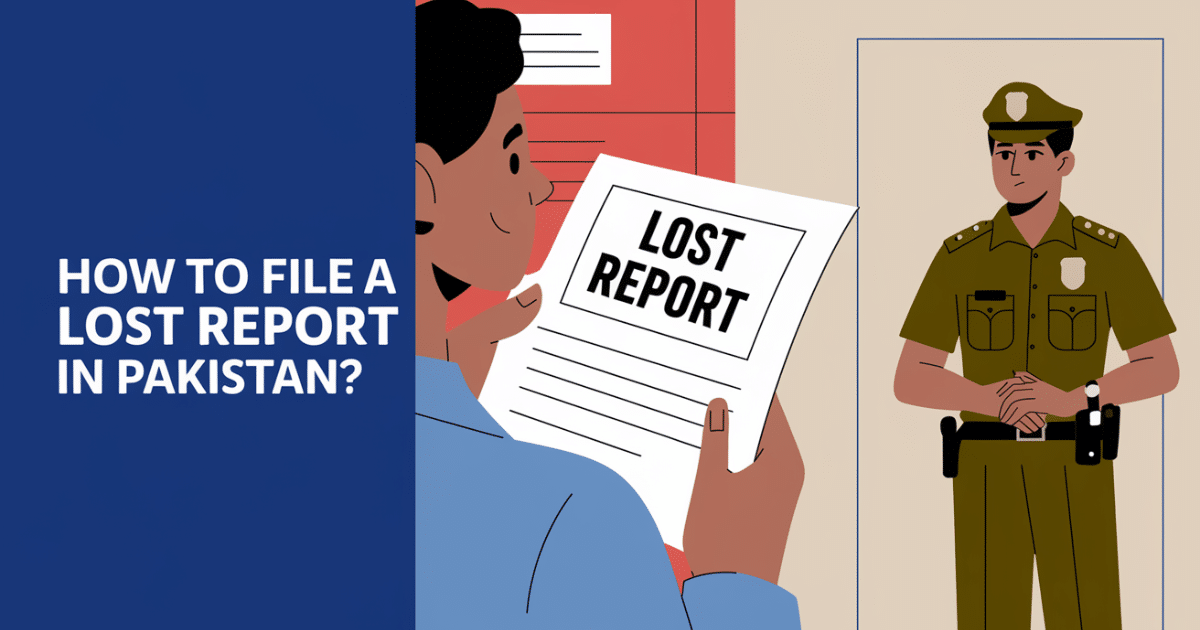 How to File A Lost Report in Pakistan?