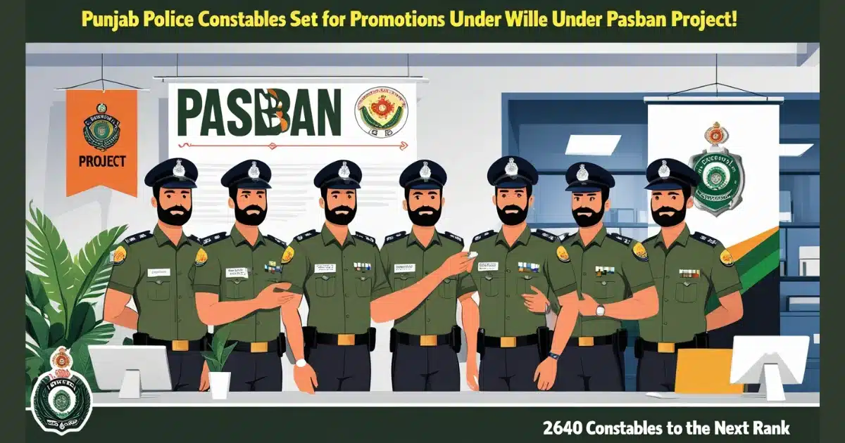 Punjab Police Constables Promotions Under Pasban Project!