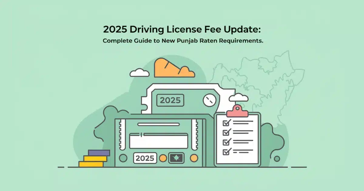 2025 Driving License Fee Update Complete Guide To New Punjab Rates And