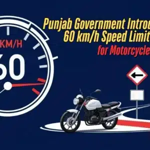 Punjab Government Introduces 60 km/h Speed Limit for Motorcycles