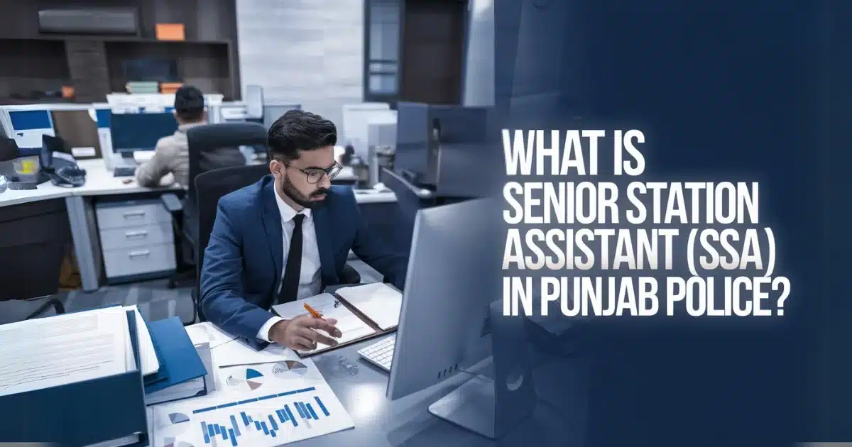 What is SSA in Punjab Police? Everything You Need To Know