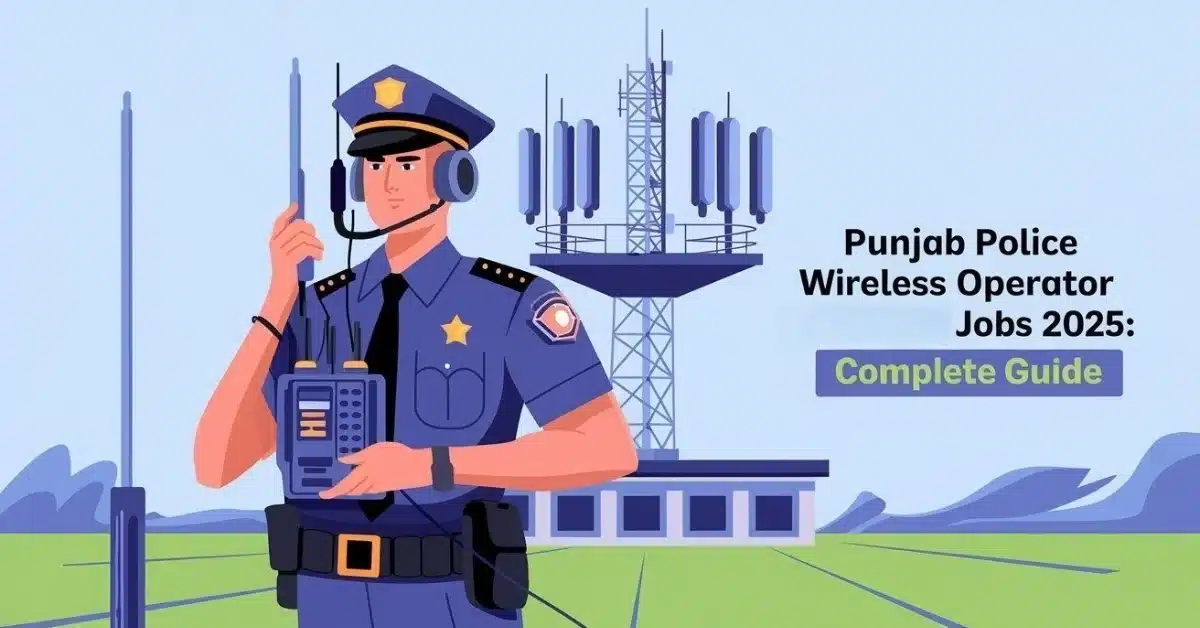 Punjab Police Wireless Operator Jobs 2025: Complete Guide